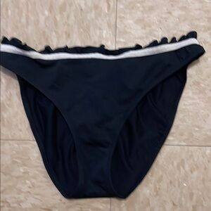 Moschino Black Swimwear with Silver Trim